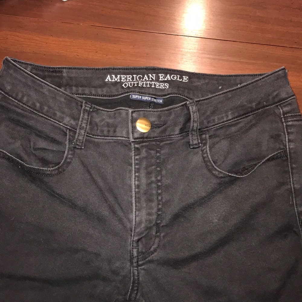 American Eagle black jeggings